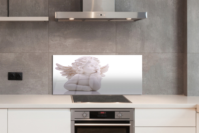 Painel de vidro Anjo Reclinado