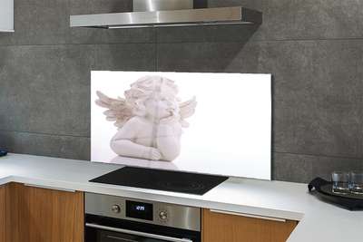 Painel de vidro Anjo Reclinado