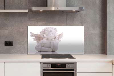 Painel de vidro Anjo Reclinado