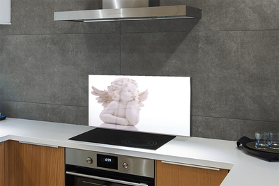 Painel de vidro Anjo Reclinado