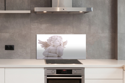 Painel de vidro Anjo Reclinado