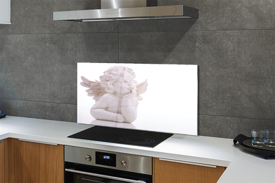 Painel de vidro Anjo Reclinado