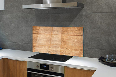 Painel de vidro Grãos e nós da madeira