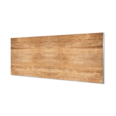 Painel de vidro Grãos e nós da madeira