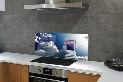 Painel de vidro Olho da escada do céu