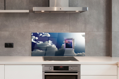 Painel de vidro Olho da escada do céu