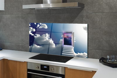 Painel de vidro Olho da escada do céu