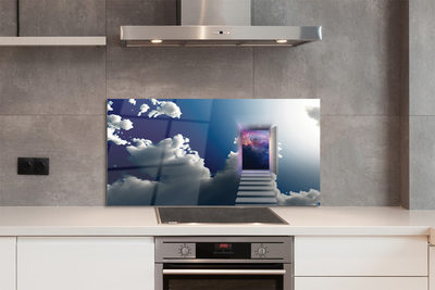 Painel de vidro Olho da escada do céu