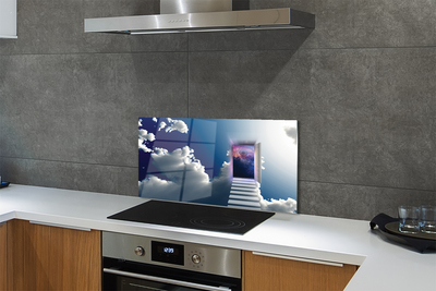 Painel de vidro Olho da escada do céu