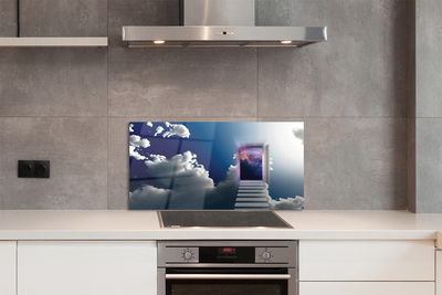 Painel de vidro Olho da escada do céu