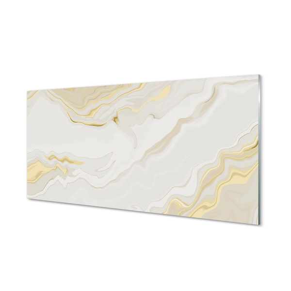 Painel de vidro Manchas de mármore em pedra