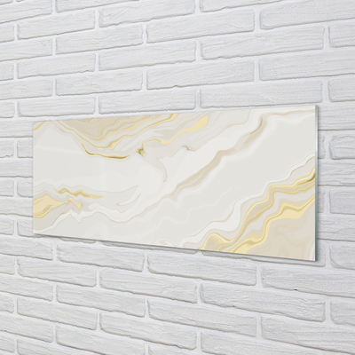 Painel de vidro Manchas de mármore em pedra