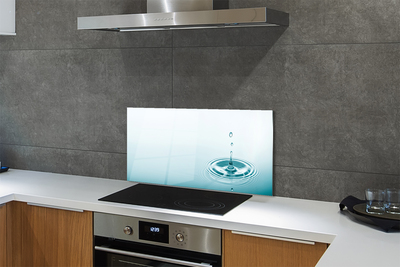 Painel de vidro Macro gota d'água