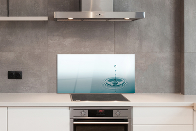 Painel de vidro Macro gota d'água