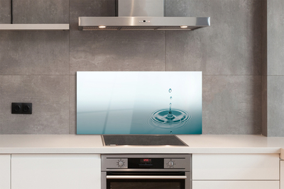 Painel de vidro Macro gota d'água