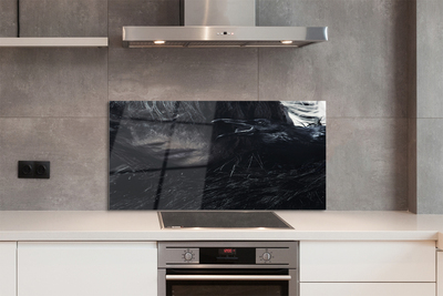 Painel de vidro Uma figura escura