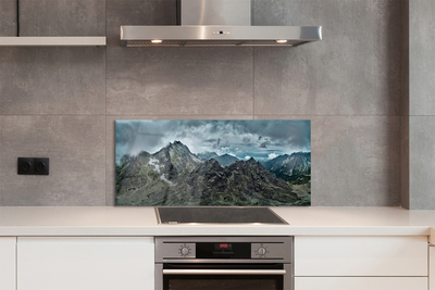 Painel de vidro Montanhas de rochas