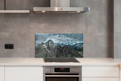 Painel de vidro Montanhas de rochas