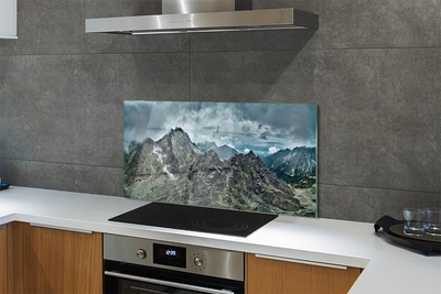 Painel de vidro Montanhas de rochas