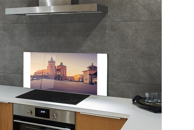 Painel de vidro Nascer do sol na Igreja de Cracóvia