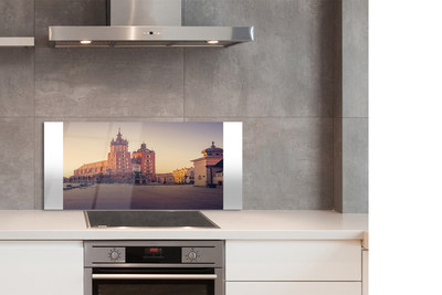 Painel de vidro Nascer do sol na Igreja de Cracóvia