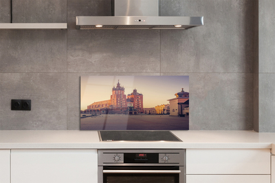 Painel de vidro Nascer do sol na Igreja de Cracóvia