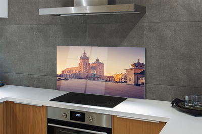 Painel de vidro Nascer do sol na Igreja de Cracóvia