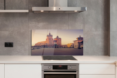 Painel de vidro Nascer do sol na Igreja de Cracóvia