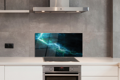 Painel de vidro Relâmpago fractal