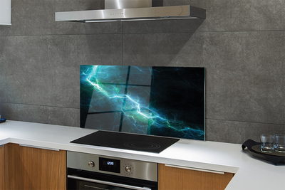 Painel de vidro Relâmpago fractal