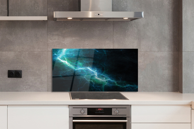 Painel de vidro Relâmpago fractal