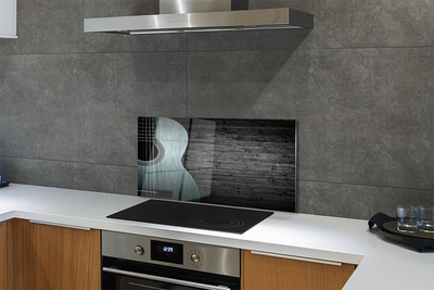 Painel de vidro Guitarra