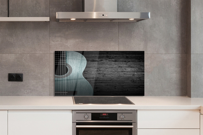 Painel de vidro Guitarra