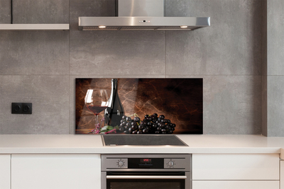 Painel de vidro Uma taça de vinho