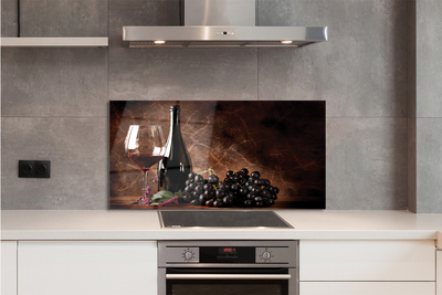 Painel de vidro Uma taça de vinho