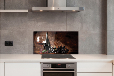 Painel de vidro Uma taça de vinho