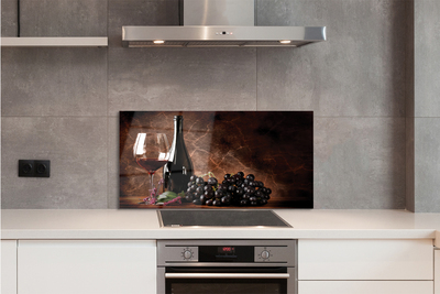 Painel de vidro Uma taça de vinho