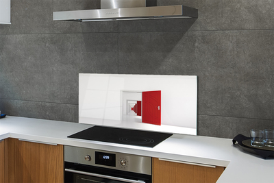 Painel de vidro Porta de início