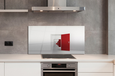 Painel de vidro Porta de início