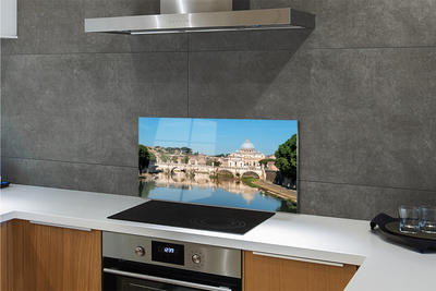 Painel de vidro Pontes do Rio Roma