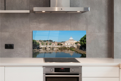 Painel de vidro Pontes do Rio Roma