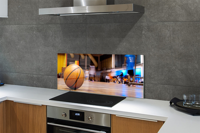 Painel de vidro Pessoas do basquete