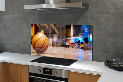 Painel de vidro Pessoas do basquete