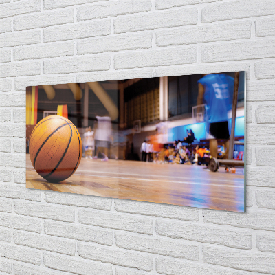 Painel de vidro Pessoas do basquete