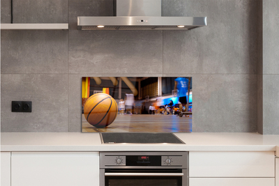 Painel de vidro Pessoas do basquete