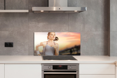 Painel de vidro Mulher do Céu