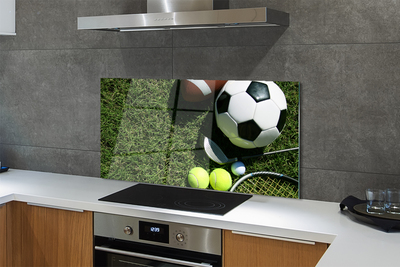 Painel de vidro Bolas de remo de grama