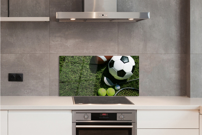 Painel de vidro Bolas de remo de grama