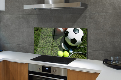 Painel de vidro Bolas de remo de grama