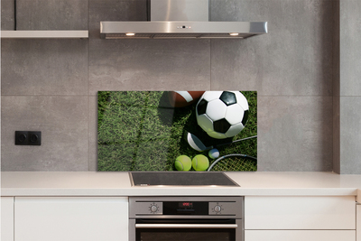 Painel de vidro Bolas de remo de grama